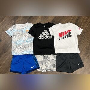 3T Boys Nike & Adidas Outfits